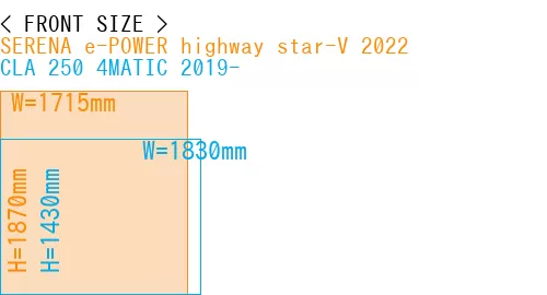 #SERENA e-POWER highway star-V 2022 + CLA 250 4MATIC 2019-